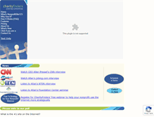 Tablet Screenshot of charityfinders.com
